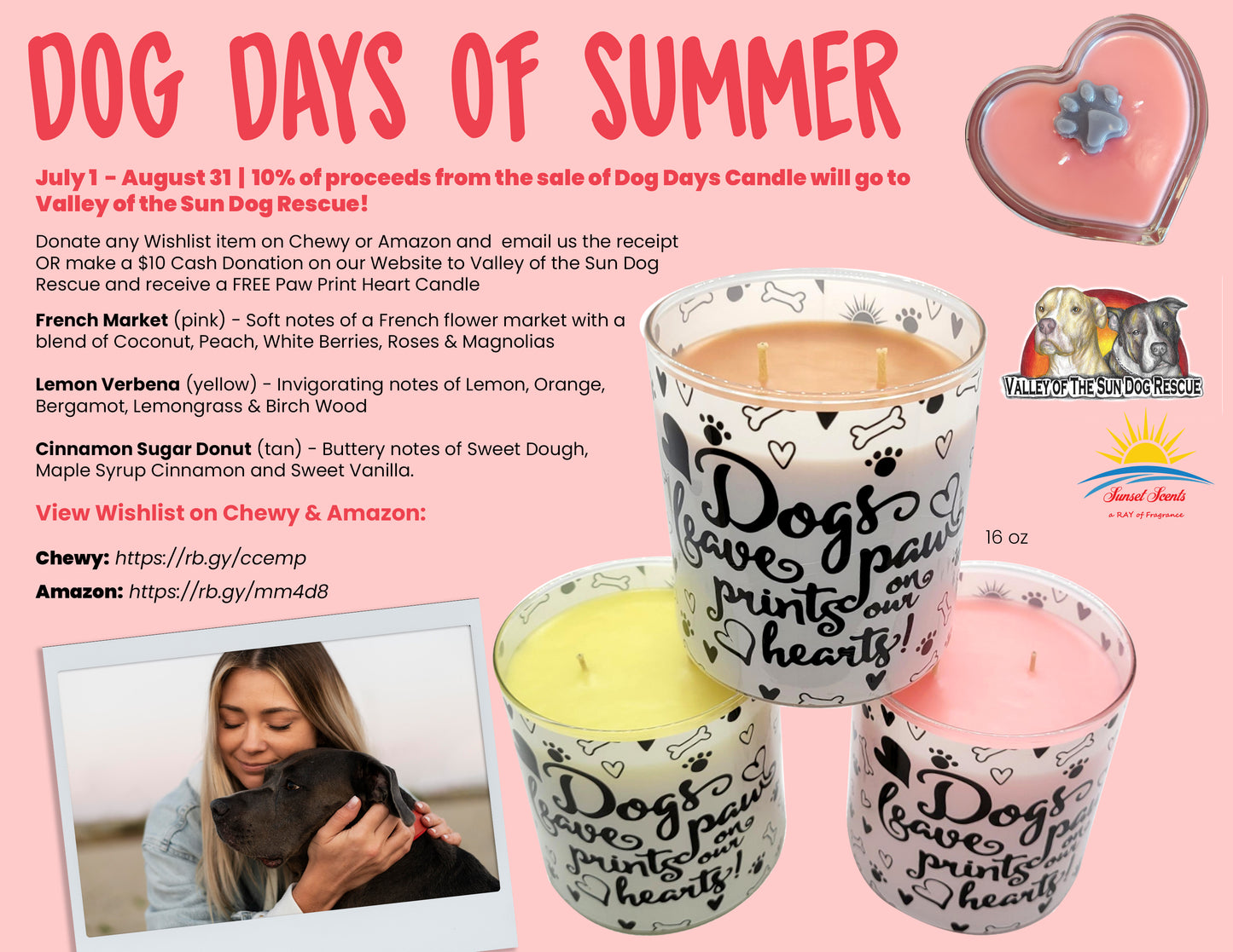 Dog Days 16oz Scented Candles info