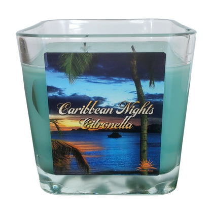 Caribbean Nights Citronella Scented Candle 14oz.